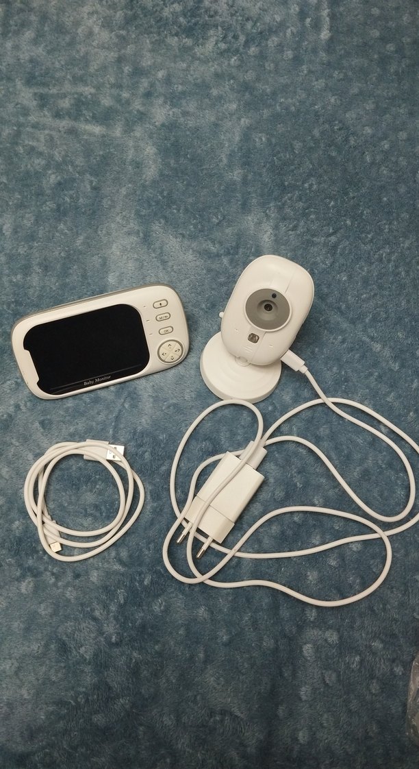 Beyaz Bebek Kamerası ve Monitörü - Görsel 4