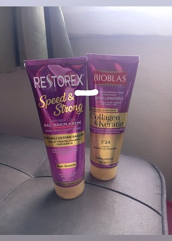Restorex Saç Bakım Kremi ve Bioblas Şekillendirici - Görsel 2