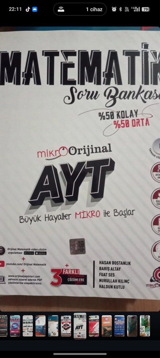 AYT  TYT  TEST KİTAPLARI
60dan 300 arası kitaplar - Görsel 5