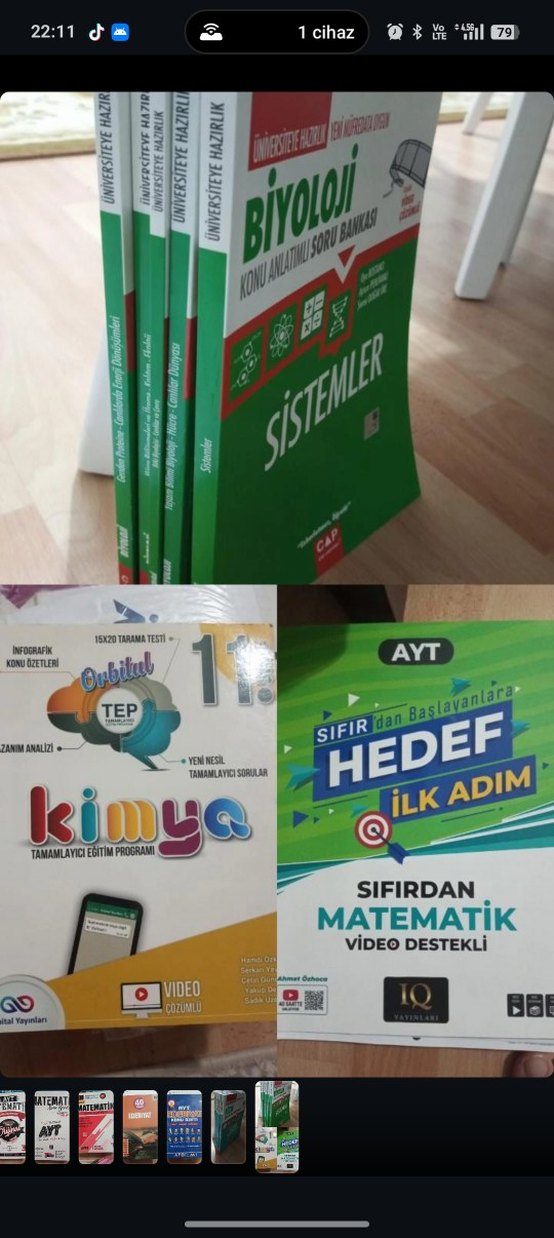 AYT  TYT  TEST KİTAPLARI
60dan 300 arası kitaplar - Görsel 2