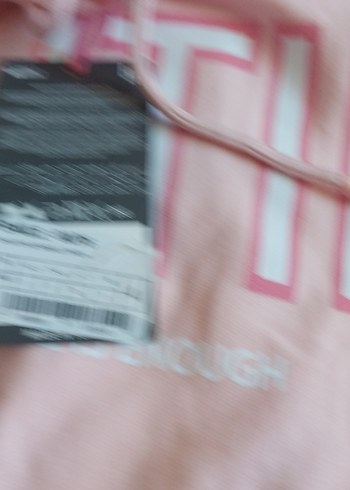 Pembe Kapüşonlu Oversize elbise - Görsel 5