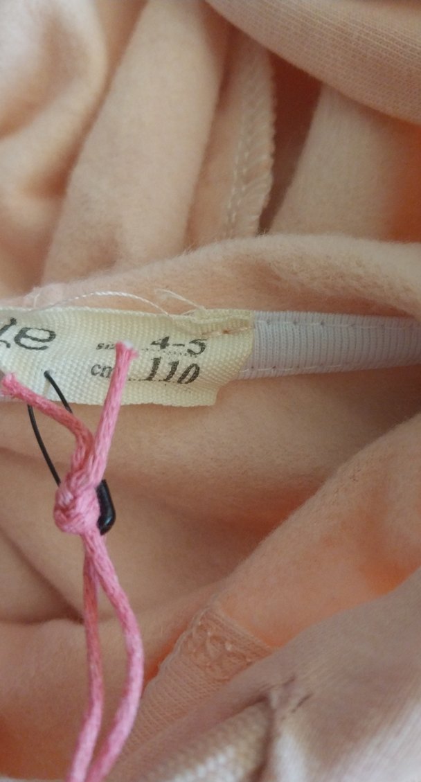 Pembe Kapüşonlu Oversize elbise - Görsel 4