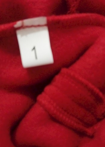 Kırmızı Örgü Detaylı çocuk Bere - Görsel 4