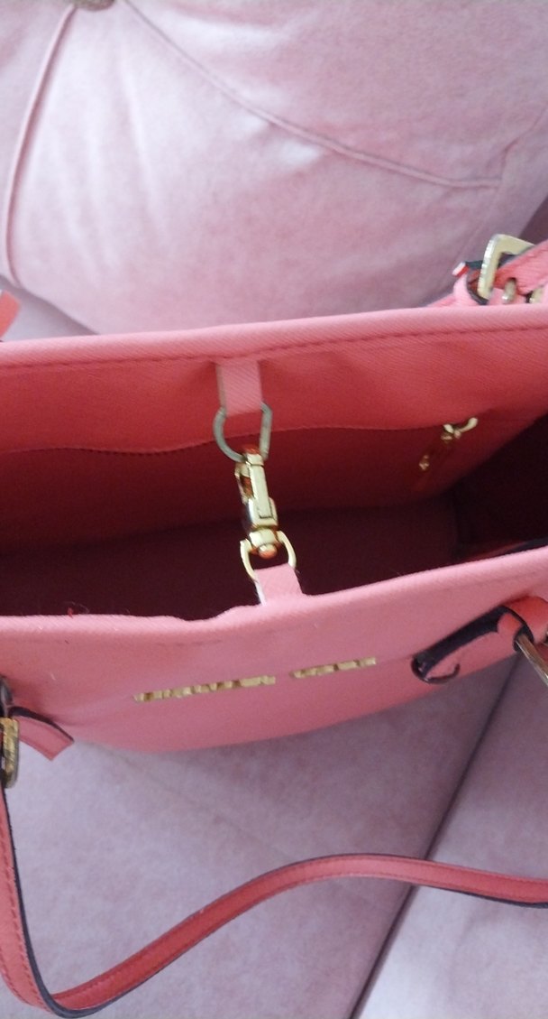 Michael Kors Pembe Deri Kadın Çanta - Görsel 5