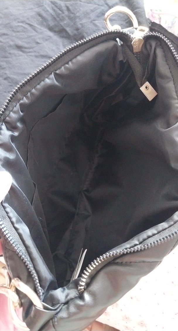 Zincir Detaylı siyahDeri Kadın Çanta - Görsel 4