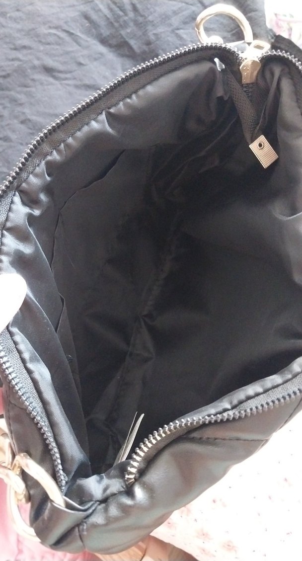 Zincir Detaylı siyahDeri Kadın Çanta - Görsel 5