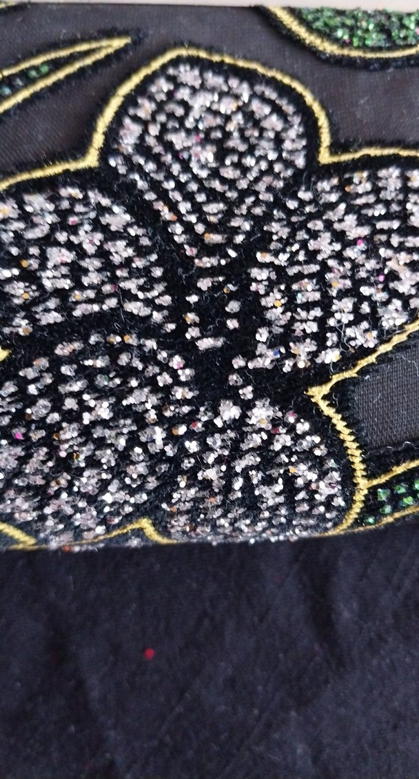 İşlemeli Boncuklu Kadın Portföy Çanta - Görsel 3