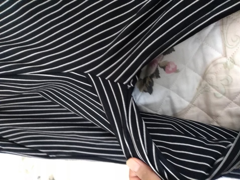 çizgili bel lastikli yaka detaylı tulum salopet beden yazmıyor s - Görsel 5