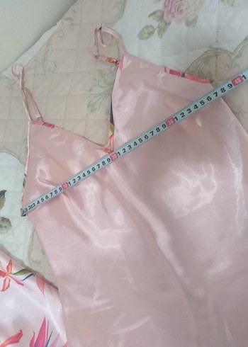 misss Coco gecelik / sabahlık L beden yazmata ölçü verildi soru - Görsel 4