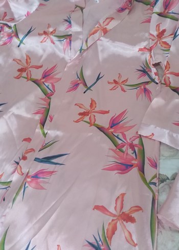 misss Coco gecelik / sabahlık L beden yazmata ölçü verildi soru - Görsel 5