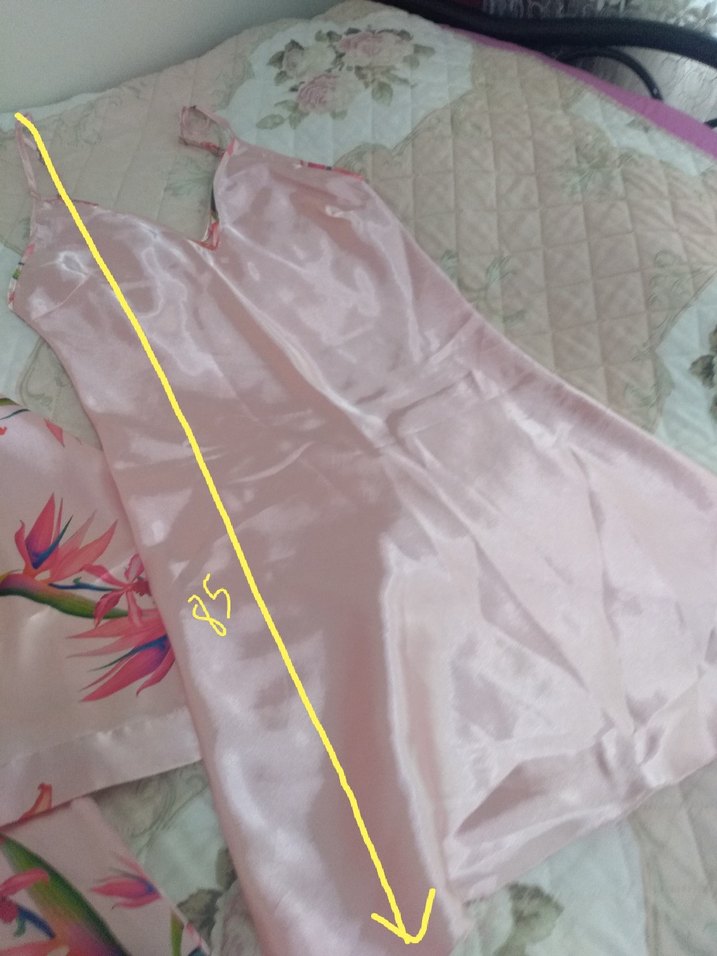 misss Coco gecelik / sabahlık L beden yazmata ölçü - Görsel 2