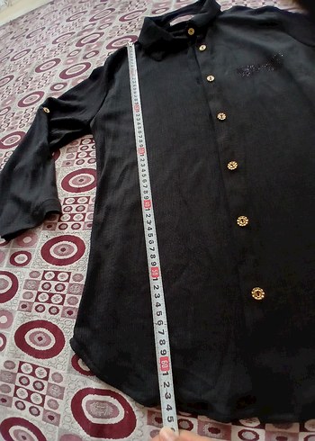 14 yaş siyah gömlek sorunu yok temiz şık  durur ölçü verildi - Görsel 3