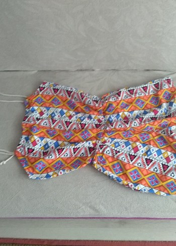 smile face m bedne ip askili kısa tulum kullanılmadı - Görsel 7