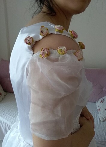 vintage gelinlik görselde 172/65 ölçülerim - Görsel 6