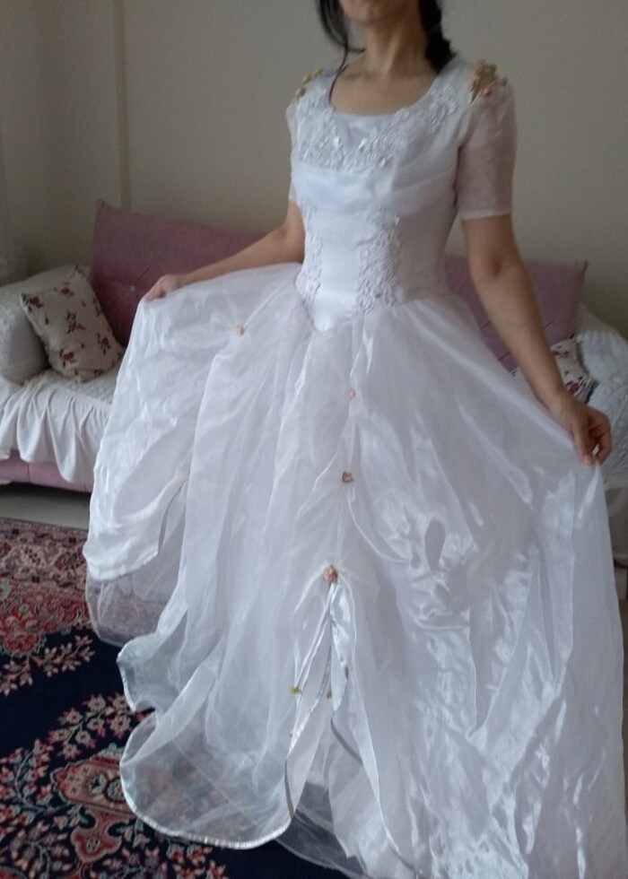 vintage gelinlik görselde 172/65 ölçülerim - Görsel 4