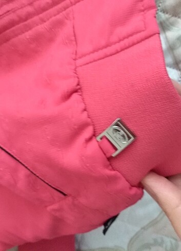 pembe 10.11 yaş ince mont esfoman üstü tarzı yağmurluk gibi gözü - Görsel 5