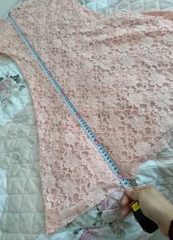 LC Waikiki LC Waikiki dantelli elbise sorunu yoktur ölçü verildi m yazıyor 