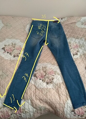 Mango mango 36 BD kot Jean pantolon ölçü verildi sorunu yok temiz sağl