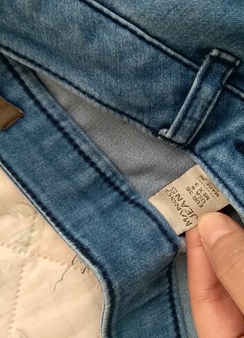 36 Beden mavi Renk mango 36 BD kot Jean pantolon ölçü verildi sorunu yok temiz sağl