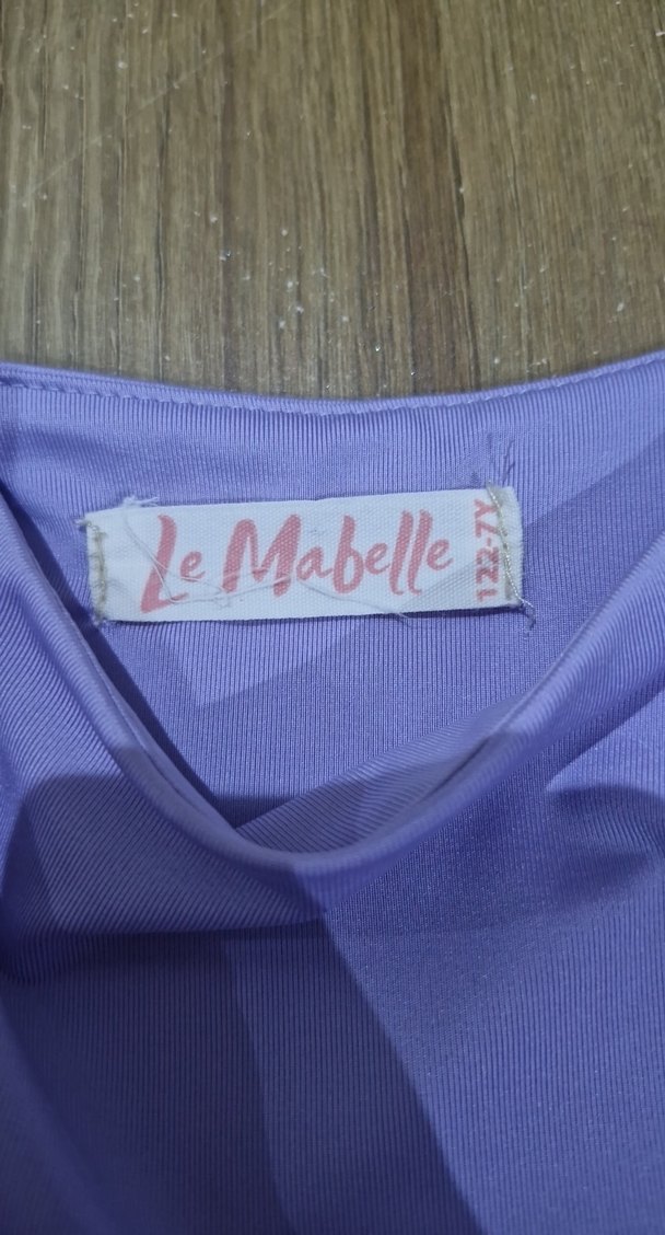 Kız Çocuk Mor Bağcıklı Bohem Elbise - Görsel 3