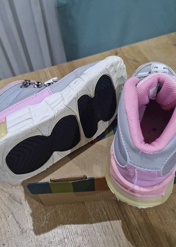 Kız Çocuk Çok Renkli Spor Bot Velcro - Görsel 5