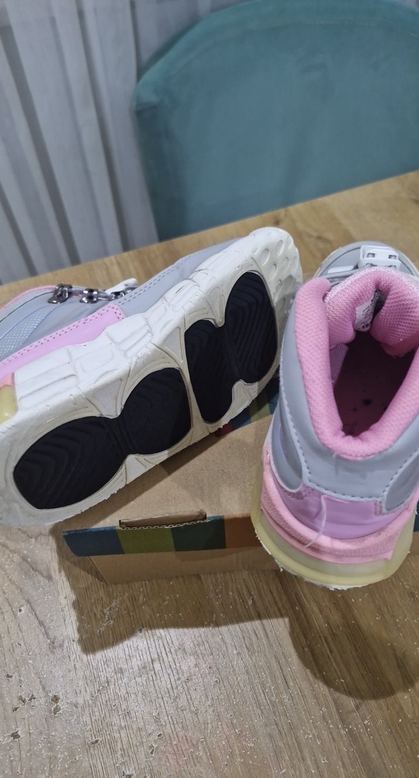 Kız Çocuk Çok Renkli Spor Bot Velcro - Görsel 5