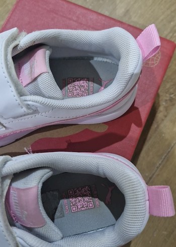 Kız Çocuk Pembe Cırt Cırtlı Spor Ayakkabı - Görsel 3