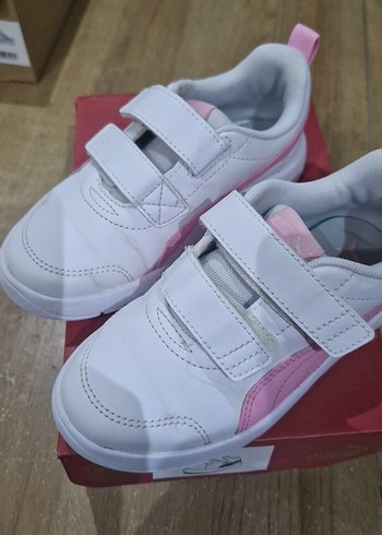 Kız Çocuk Pembe Cırt Cırtlı Spor Ayakkabı - Görsel 2