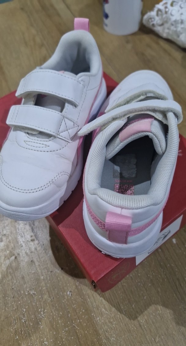 Kız Çocuk Pembe Cırt Cırtlı Spor Ayakkabı - Görsel 5