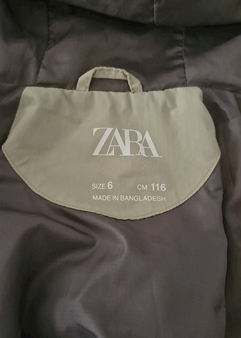 Bej Desenli Zara yagmurluk hafif ceket