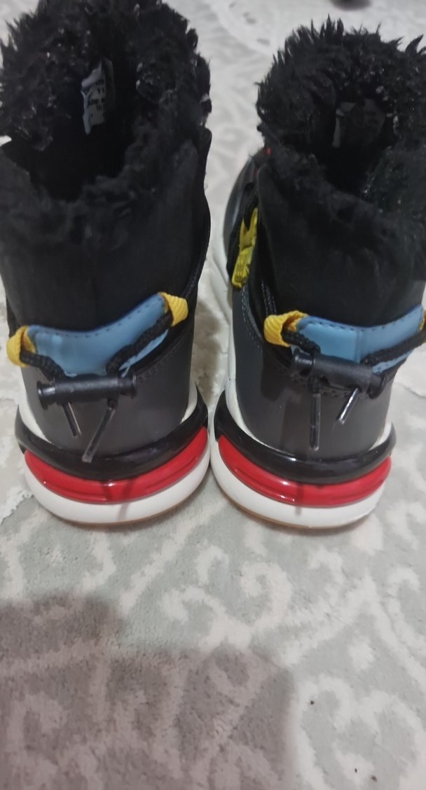 Çok Renkli Kürklü Erkek Kiz Çocuk Botu - Görsel 5