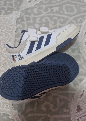 27 Beden beyaz Renk Erkek Çocuk Beyaz Sneakers Cırt Cırtlı