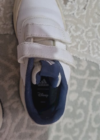27 Beden Erkek Çocuk Beyaz Sneakers Cırt Cırtlı