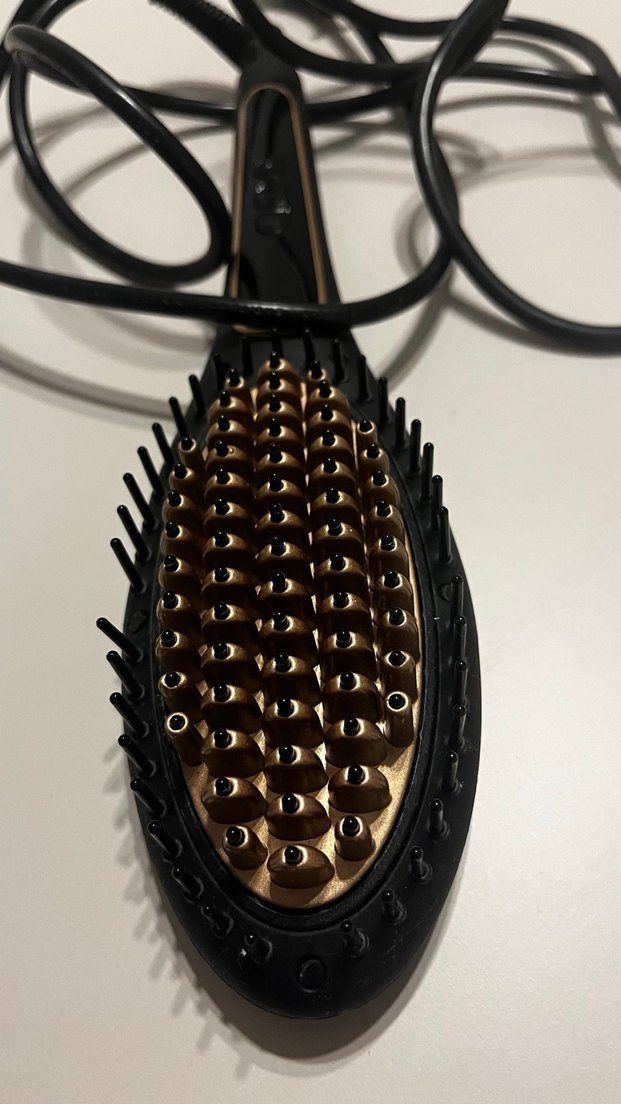 Siyah Saç Düzleştirici Fırça - Görsel 3