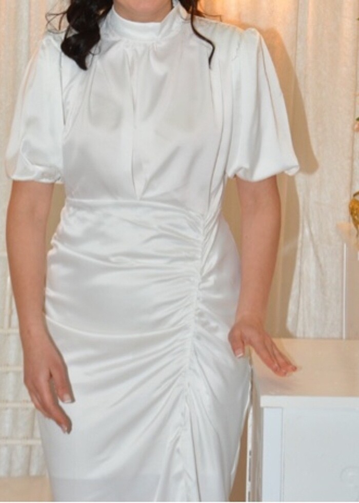 Beyaz elbise - Görsel 3