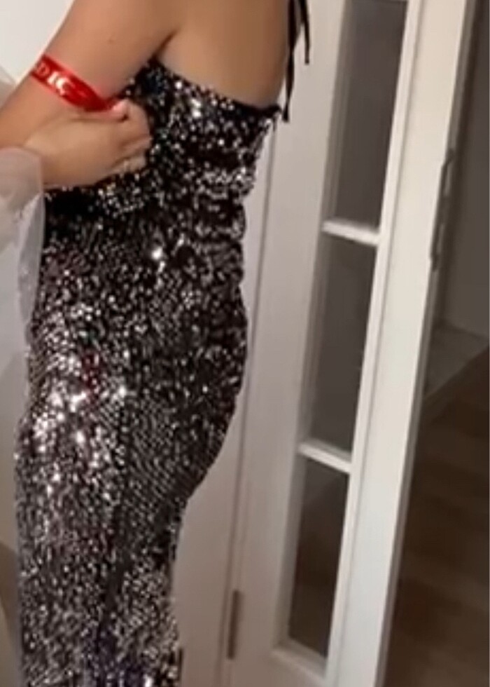 Payetli elbise - Görsel 3