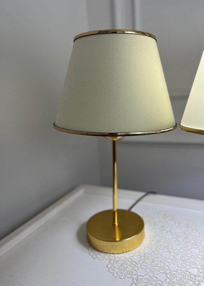 Gold gövdeli abajur - Görsel 4