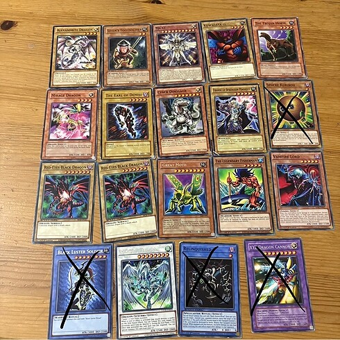 Yugioh Old School monster kartları 1