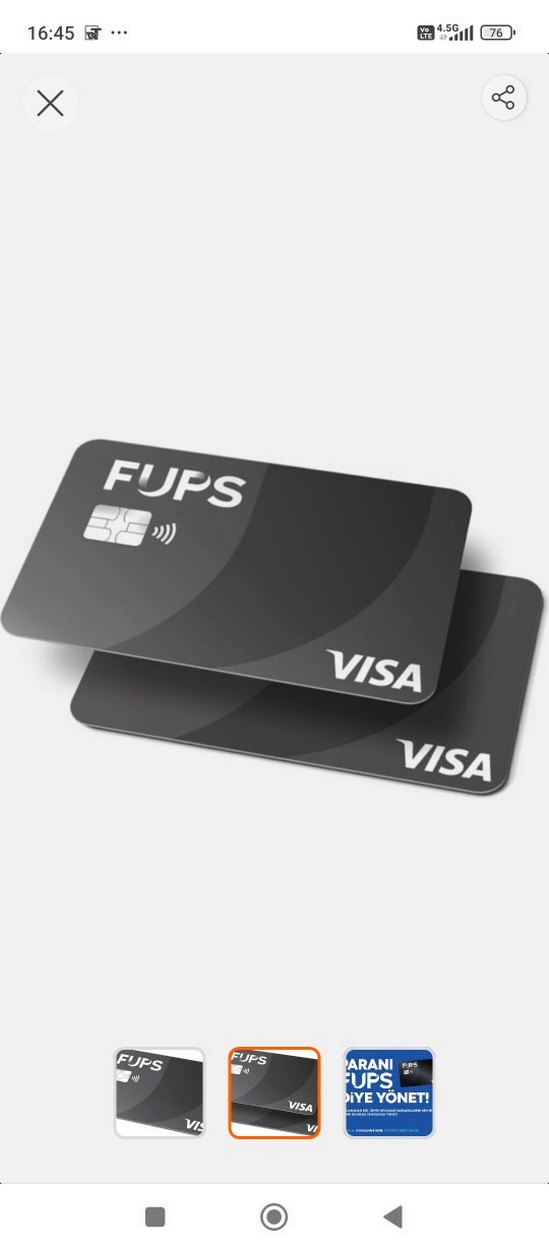 fups ön ödemeli kart - Görsel 2