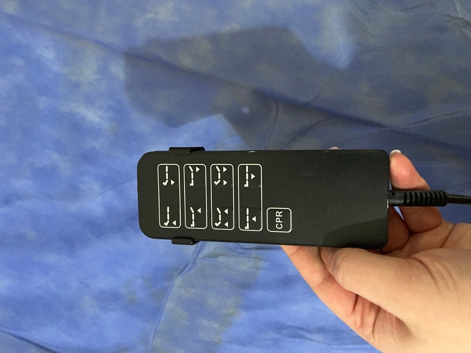 Mavi Hastane Yatağı Kumandalı - Görsel 4