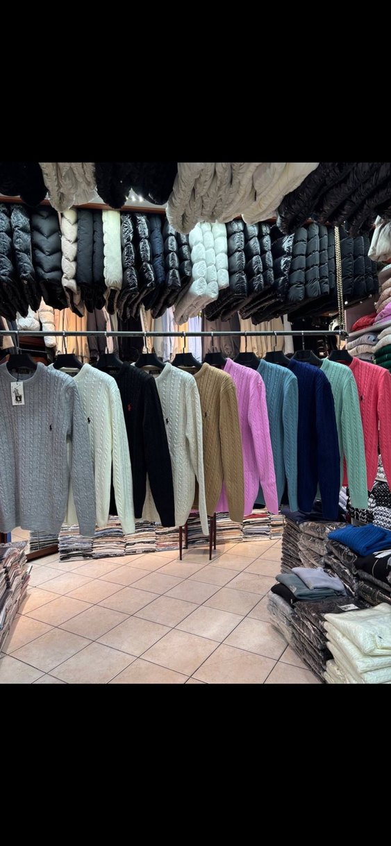 Gri Triko Erkek Kazak, Bisiklet Yaka, Uzun Kollu - Görsel 2