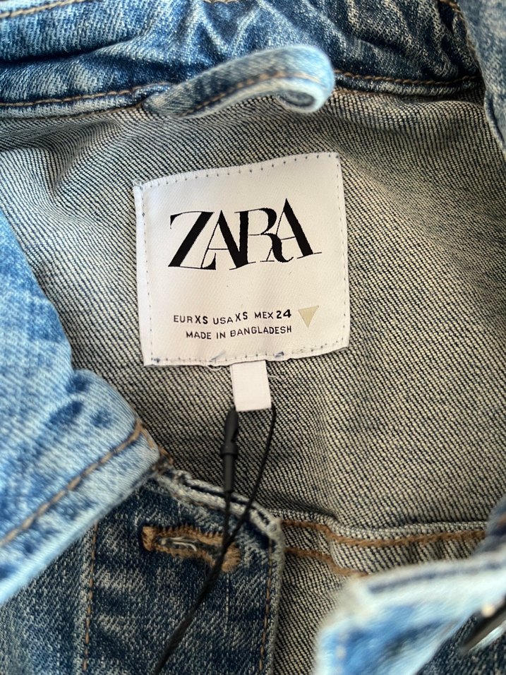 Kadın Mavi Düğmeli Denim Ceket - Görsel 3