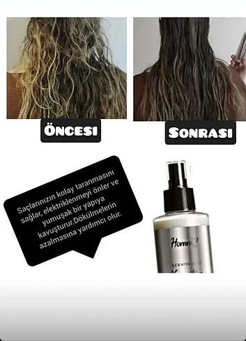 Sac keratin sütü 