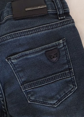 10 Yaş Beden lacivert Renk Koyu Mavi Erkek Çocuk Denim Pantolon