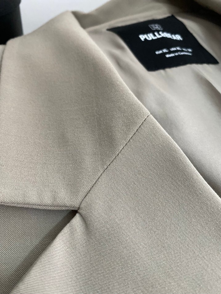 Pull&bear Haki Blazer ceket - Görsel 4