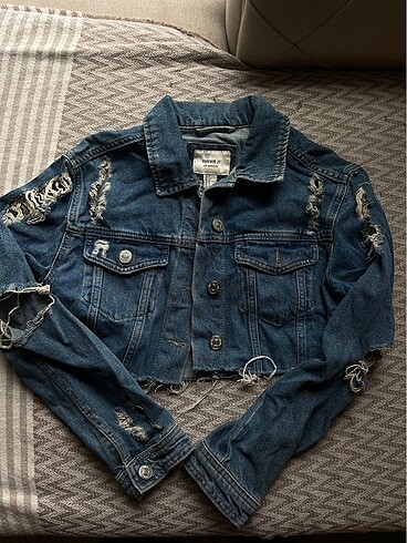 Vintage Crop kot ceket
