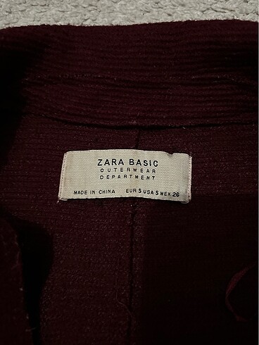 Zara Zara kaban ceket