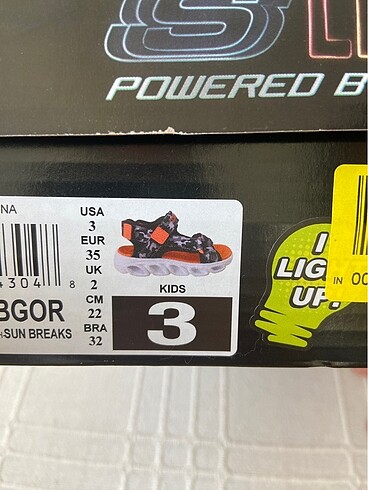 35 Beden çeşitli Renk Skechers Işıklı Sandalet