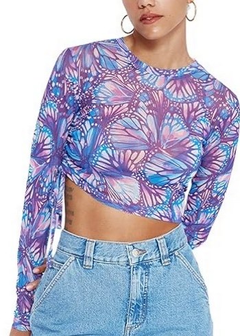 Tül bluz - Görsel 6