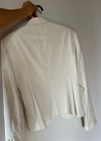 Çizgili Blazer Ceket - Görsel 5